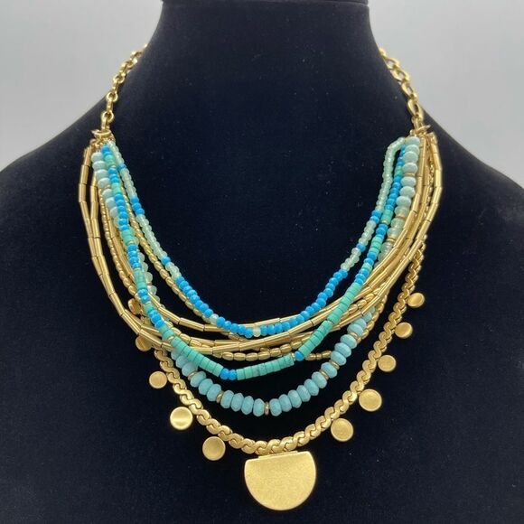 STELLA AND DOT ISA DISK NECKLACE - Picture 2 of 4